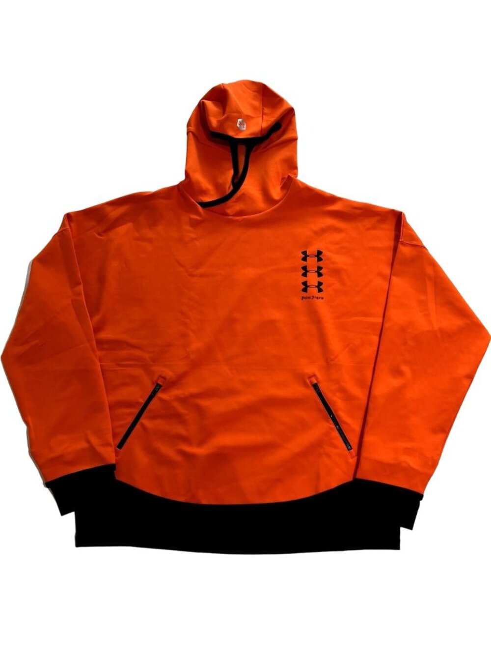 Under Armour x Palm Angels Loose Hooded Sweatshirt in Orange